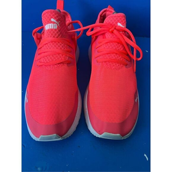 PUMA Pacer Next Cage Women Sneakers 371823-01 Pink Alert/White Size 9.5 - Picture 3 of 7